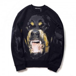 Hot Selling Trendy Brand Gcv Dog Head Sweater Tide Brand Men's Pure Cotton Long Sleeved Women's Autumn and Winter Coat Couple's Wear