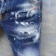 European Dj Mark Italy Smart Denim Button Blue Gat Potlead Broek Jeans For Men 025